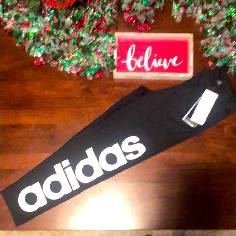 Women’s adidas 7/8 logo tight small